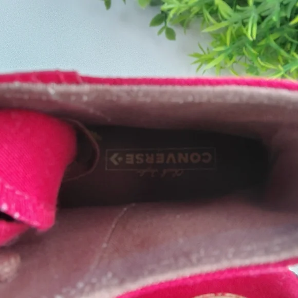 Converse 1970’s Anti-Slip Wear-Resistant High Top Sneakers Red / Brown Laces | M - Picture 8 of 12